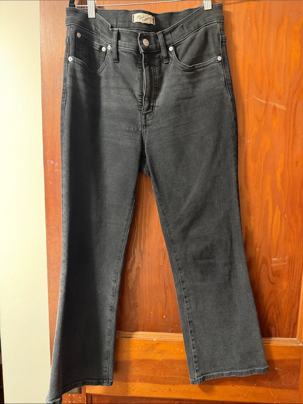 Madewell Black Flare Jeans